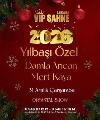 VIP Sahne Ankara Yılbaşı Programı 2026