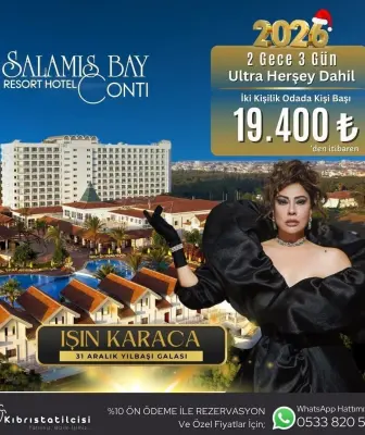 Salamis Bay Conti Hotel Yılbaşı Programı 2026