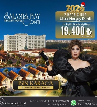 Salamis Bay Conti Hotel Yılbaşı Programı 2026