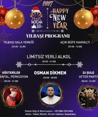 Emin Koçak Termal Hotel Yılbaşı Programı 2027