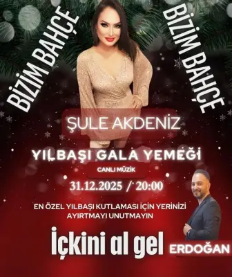 Bizim Bahçe Restaurant İzmir Yılbaşı Programı 2026