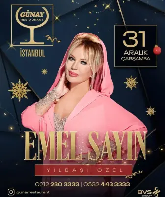 Günay Restaurant İstanbul Yılbaşı Programı 2026