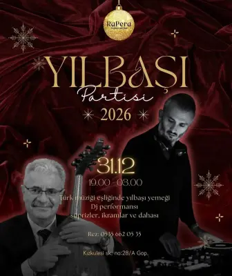 RaPera Restaurant Ankara Yılbaşı Programı 2026