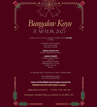 Bungalow Koyu Otel Şile İstanbul Yılbaşı Programı 2026