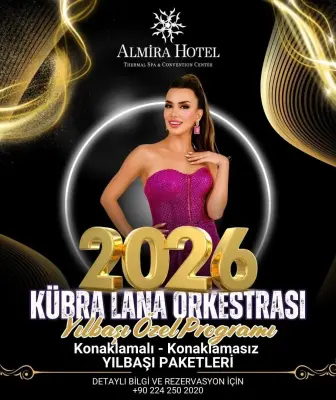 Almira Hotel Bursa Yılbaşı Programı 2026
