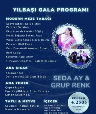 Dağ Sığacık Restaurant İzmir Yılbaşı Programı 2026