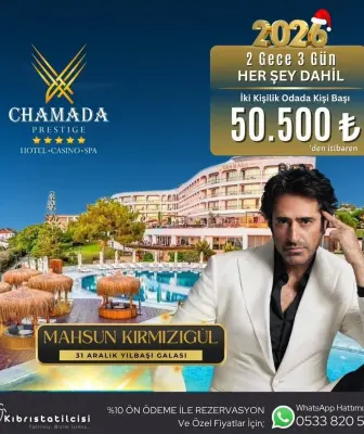 Chamada Prestige Hotel Kıbrıs Yılbaşı Programı 2026