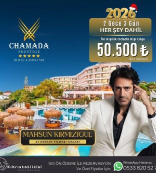 Chamada Prestige Hotel Kıbrıs Yılbaşı Programı 2026