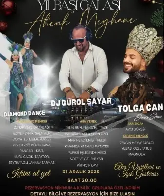 İnciraltı Ahenk Yeni Nesil Eğlence İzmir Yılbaşı 2026 Programı