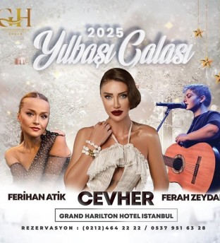 Grand Harilton Hotel İstanbul Yılbaşı Programı 2025