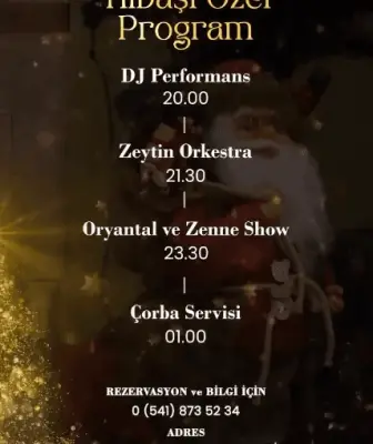 Zeytin Bostancı İstanbul Yılbaşı Programı 2026