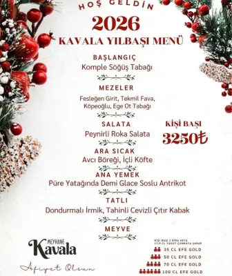 Kavala Meyhane İzmir Yılbaşı Programı 2026