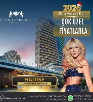 Kıbrıs Grand Sapphire Yılbaşı Programı 2026
