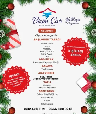 Bizim Çatı Otel ve Restoran Ankara Yılbaşı Programı 2026
