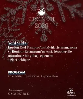 Kordon Otel Pasaport İzmir Yılbaşı Programı 2026