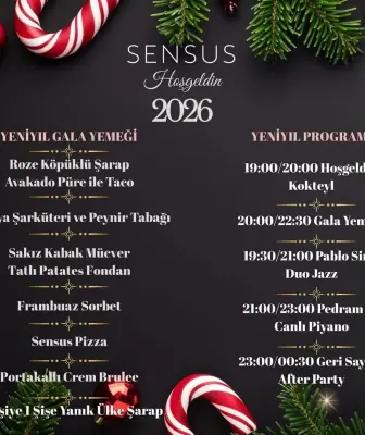 Sensus Galata İstanbul Yılbaşı 2026 Programı
