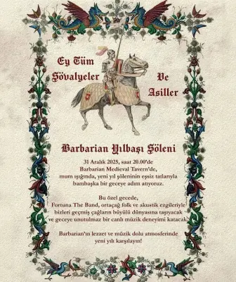 Barbarian Medieval Tavern Kapadokya Yılbaşı Programı 2026
