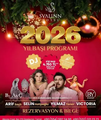 Svalinn Hotel İzmir Yılbaşı Programı 2026