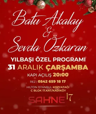 Sahne 17 İstanbul Yılbaşı Programı 2026