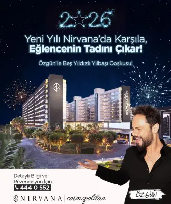 Nirvana Cosmopolitan Antalya Yılbaşı Programı 2026