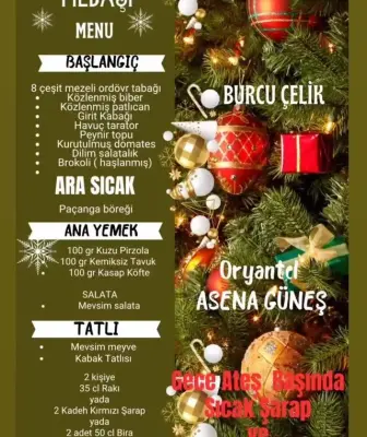 Urla Ceviz Garden Restaurant İzmir Yılbaşı Programı 2026