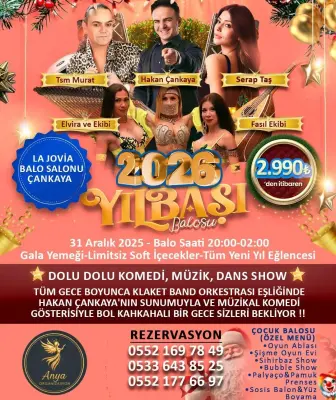 La Jovia Ankara Yılbaşı Programı 2026
