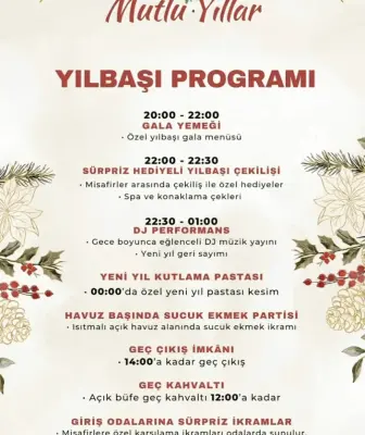 Ivy Hotel Spa Yalova Yılbaşı Programı 2026