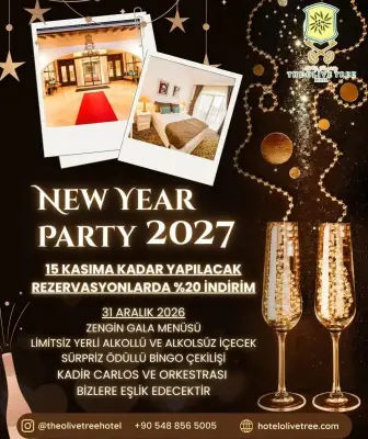 The Olive Tree Hotel Kıbrıs Yılbaşı Programı 2027