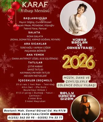 Karaf Meyhane İzmir Yılbaşı Programı 2026