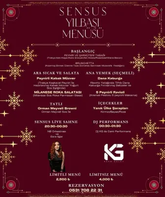 Sensus Wine & Food Bursa Yılbaşı Programı 2026