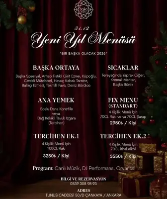 Başka Ankara Yılbaşı Programı 2026