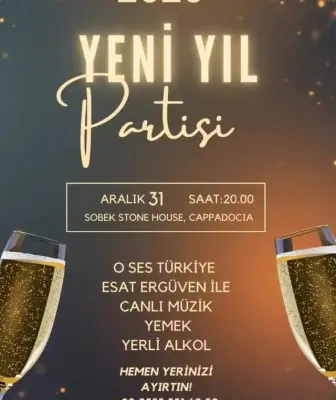 Sobek Stone House Yılbaşı Programı 2026