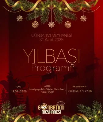 Günbatımı Meyhanesi İzmir Yılbaşı Programı 2026