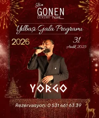 İstanbul Yılbaşı 2026 Programı Şile Gönen Hotel