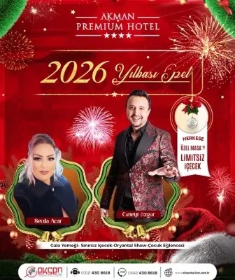 Akman Premium Hotel Ankara Yılbaşı Programı 2026