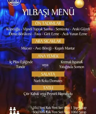 Araki Meyhane İstanbul Yılbaşı Programı 2026