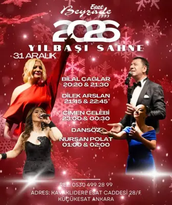 Beyzade Ocakbaşı Ankara Yılbaşı Programı 2026