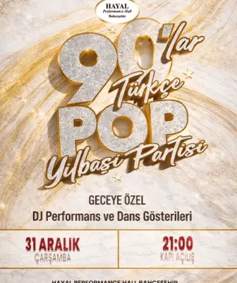 Hayal Kahvesi Bahçeşehir İstanbul Yılbaşı Programı 2026