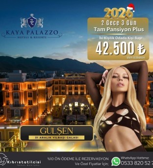 Kaya Palazzo Hotel Yılbaşı Programı 2026
