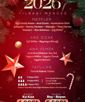 Abajur Etiler İstanbul Yılbaşı Programı 2026