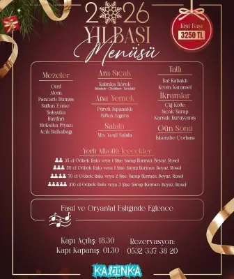 Kalinka Meyhane Ankara Yılbaşı Programı 2026