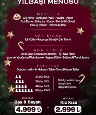 Eyşan Meyhane İstanbul Yılbaşı Programı 2026