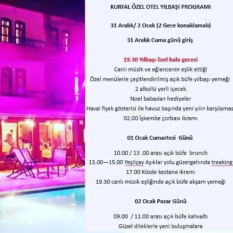 Ağva Kurfal Otel İstanbul Yılbaşı Programı 2022