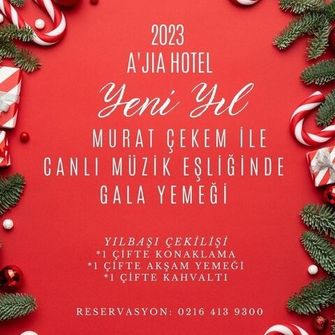 A'jia Hotel Kanlıca Yılbaşı Programı 2023