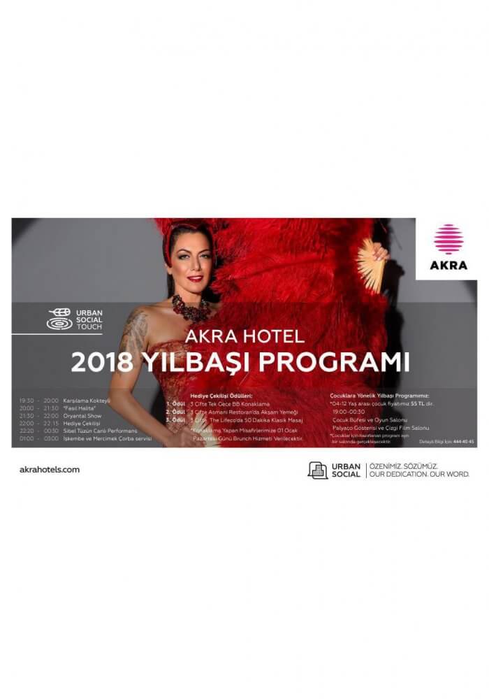 Akra Hotel Yılbaşı 2018