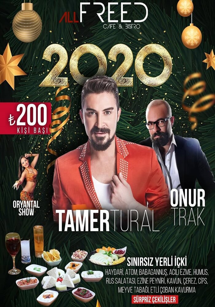 All Freed Cafe Bistro Eskişehir Yılbaşı Programı 2020