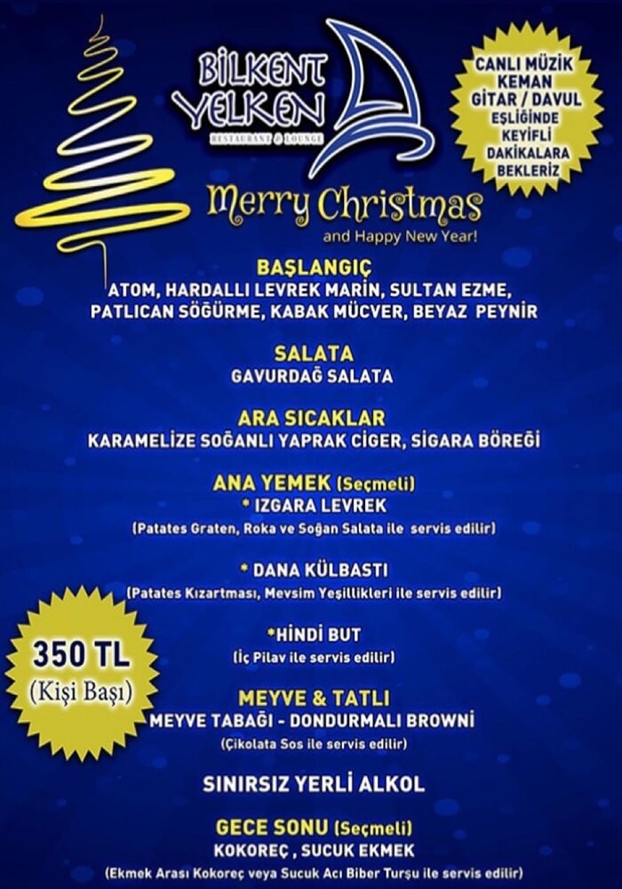 Ankara Yelken Restaurant Yılbaşı Programı 2020