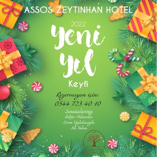 Assos Zeytinhan Hotel Çanakkale Yılbaşı Programı 2022