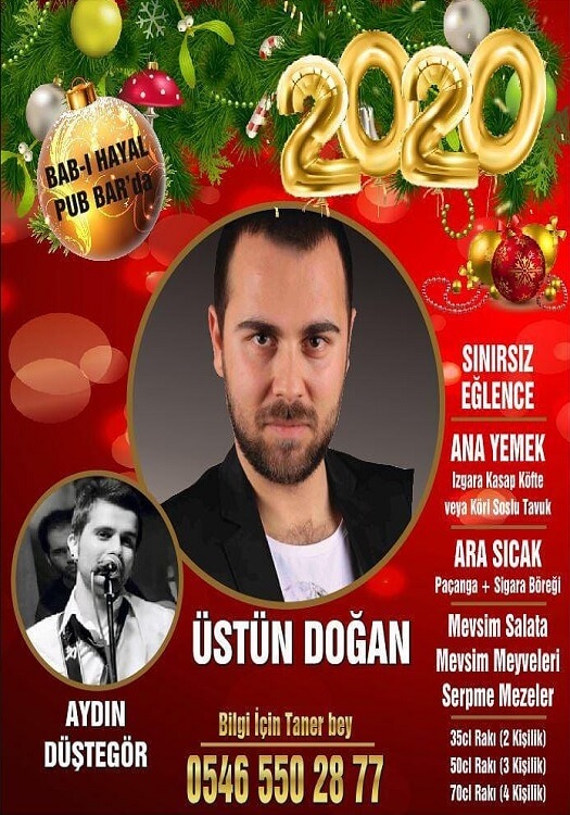 Bab-ı Hayal Pub Bar İstanbul Yılbaşı Programı 2020