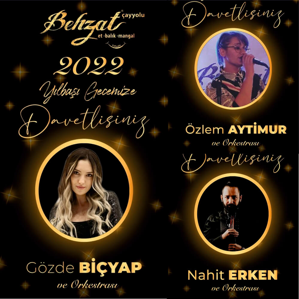 Behzat Restaurant Çayyolu Ankara Yılbaşı Programı 2022
